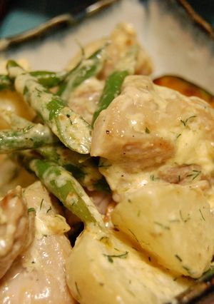 鶏肉とジャガイモのディルソース-レシピのメイン写真