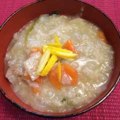 和風だしで作る☆簡単七草粥-レシピのメイン写真