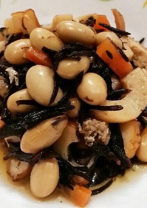 我が家の味❤人参＆ひじき＆大豆の煮物♪-レシピのメイン写真