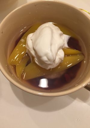 甘味苦手でも完食☆フルーツおしるこ-レシピのメイン写真