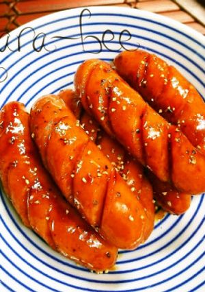 旨い！スパイシーソース照り焼きウインナー-レシピのメイン写真