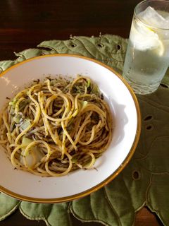 混ぜるだけ!海苔の佃煮とキャベツのパスタ-レシピのメイン写真