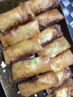 ちくわネギ味噌春巻き-レシピのメイン写真