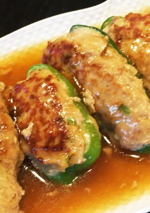 厚揚げと合挽き肉で！ピーマンの肉詰め-レシピのメイン写真