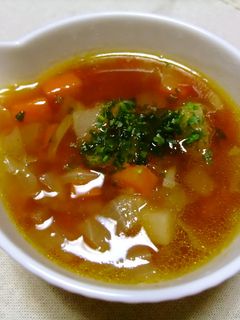 ミネストローネ風スープ-レシピのメイン写真