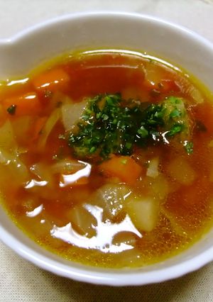 ミネストローネ風スープ-レシピのメイン写真