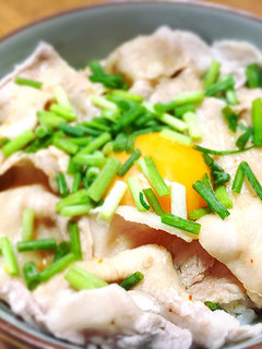簡単ランチ！ズボラ飯！冷しゃぶ丼♬-レシピのメイン写真