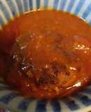ハンバーグのトマトソース煮込み