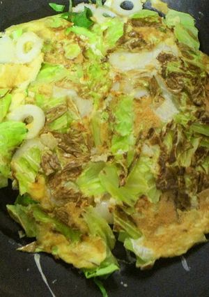 餅入りお好み焼き風-レシピのメイン写真