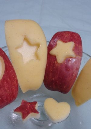 飾り切り♥あっぷる-レシピのメイン写真