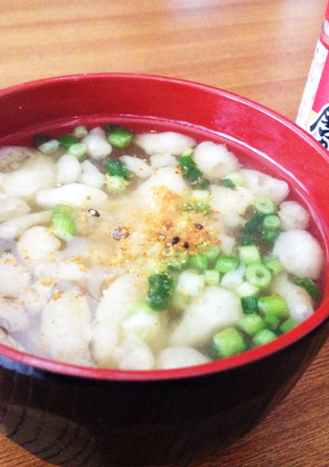 簡単！美味しい！天かすとネギの味噌汁。-レシピのメイン写真