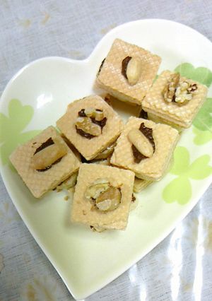 ★チョコっとバナナサンドウェハース☆-レシピのメイン写真