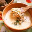 レンジで簡単☆コーンスープ味噌ラーメン。