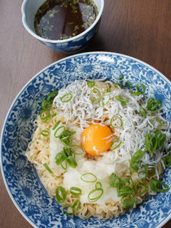 サッポロ一番で、ぶっかけラーメン-レシピのメイン写真