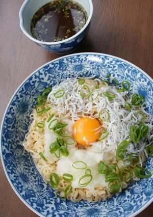 サッポロ一番で、ぶっかけラーメン-レシピのメイン写真