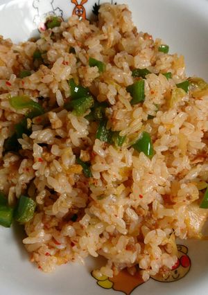小学生もOK!息子大好き!キムチ炒飯!!-レシピのメイン写真