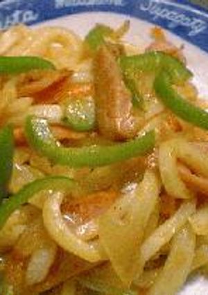 簡単★アレンジ ナポリタンうどん-レシピのメイン写真