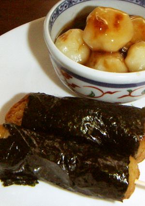 うどん　DE　みたらし団子・磯部団子-レシピのメイン写真