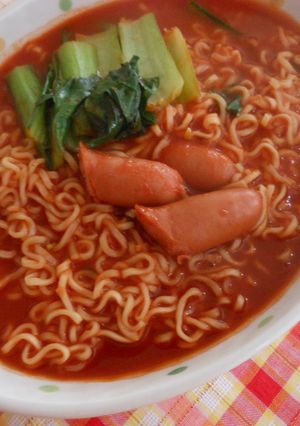 トマトしょうゆラーメン-レシピのメイン写真