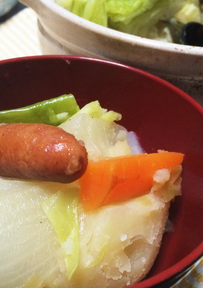 <大学生>野菜ごろごろポトフ-レシピのメイン写真