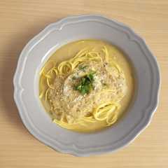 รูปของ ストウブでアクアパッツァからのパスタ