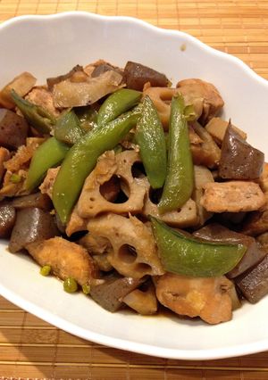 鶏肉と蓮根の甘辛煮-レシピのメイン写真