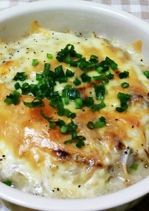 もやしとネギの簡単節約グラタン-レシピのメイン写真