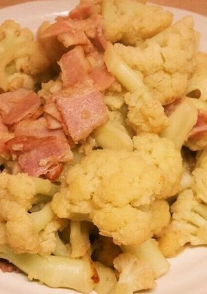 カリフラワーとベーコンのバター醤油炒め-レシピのメイン写真