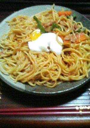 半熟卵のミーゴレン-レシピのメイン写真