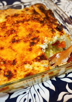 絶品！里芋と鶏肉の野菜たっぷりグラタン-レシピのメイン写真