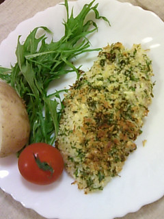 香りもおいしいササミのパン粉焼き♥-レシピのメイン写真