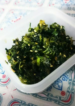 三つ葉大量消費★三つ葉と小松菜の炒め煮-レシピのメイン写真