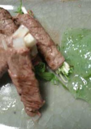 うどの牛肉巻き-レシピのメイン写真