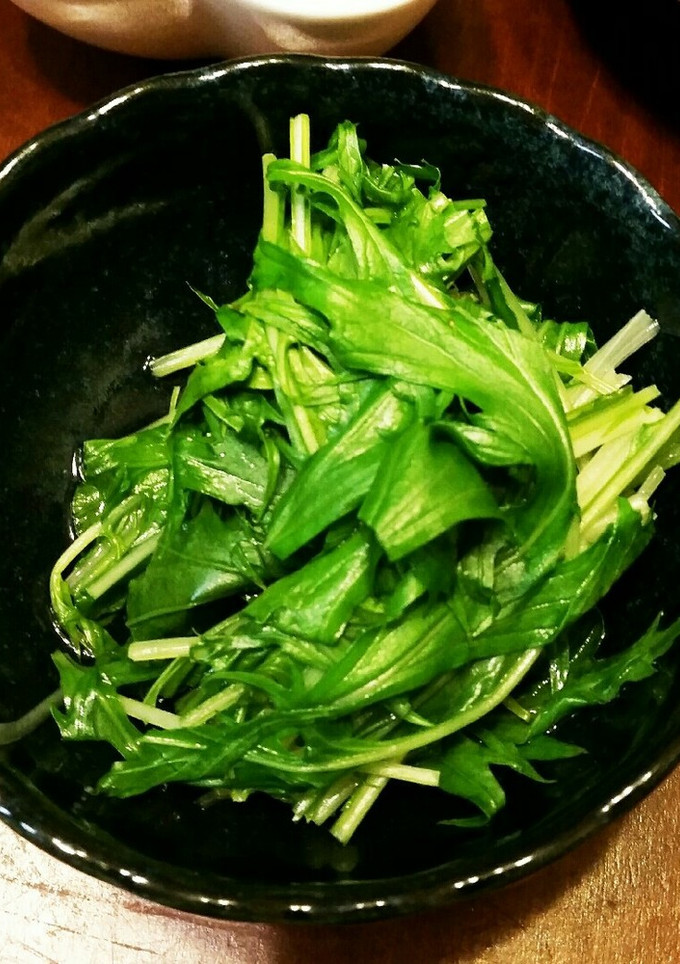 簡単♪。水菜の煮浸し-レシピのメイン写真