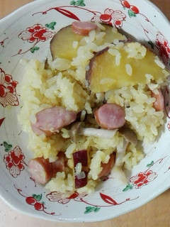 さつまいもとソーセージのカレーご飯☆-レシピのメイン写真
