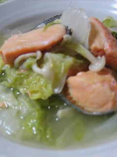 超簡単★白菜と鮭の蒸し煮-レシピのメイン写真