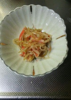 平日副菜☆もやしとカニカマの中華合え☆-レシピのメイン写真