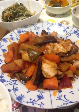 お野菜たっぷり酢鶏風炒め-レシピのメイン写真