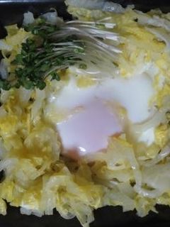 白菜で巣ごもり卵シャンタン味-レシピのメイン写真