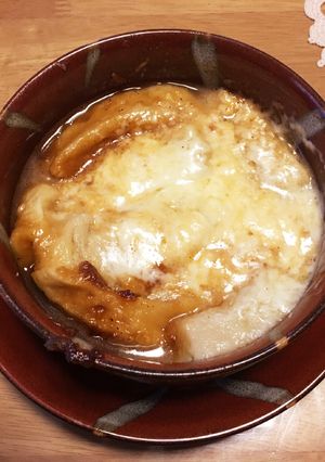 生麩でオニオングラタンスープ風-レシピのメイン写真