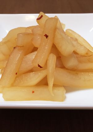 大根の大量消費に＊麺つゆで簡単キンピラ-レシピのメイン写真