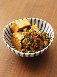 厚揚げの納豆がけ-レシピのメイン写真