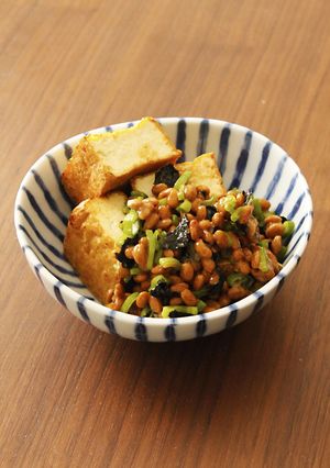 厚揚げの納豆がけ-レシピのメイン写真