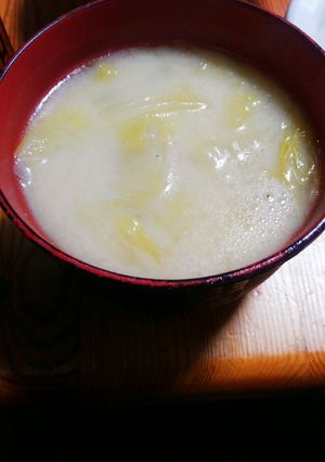 上品な甘さで⭐白菜味噌汁-レシピのメイン写真