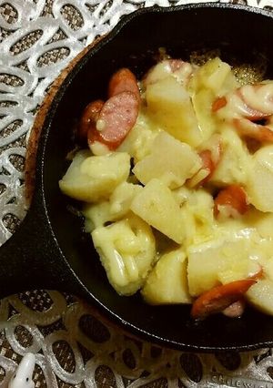 ★スキレットでポテトのチーズ焼き★-レシピのメイン写真