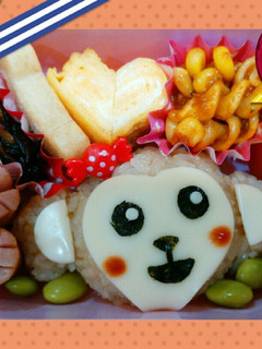 キャラ弁 さる 簡単 干支 動物-レシピのメイン写真