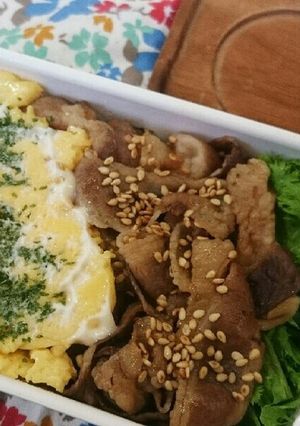 簡単❤豚丼お弁当-レシピのメイン写真