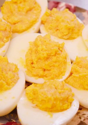 ゆで卵をひと工夫！たらマヨチーズ-レシピのメイン写真