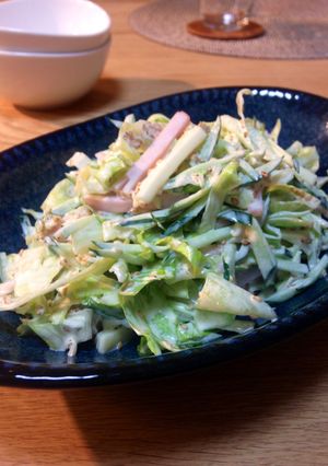 ゴマ香るチーズ入りサラダ♫-レシピのメイン写真