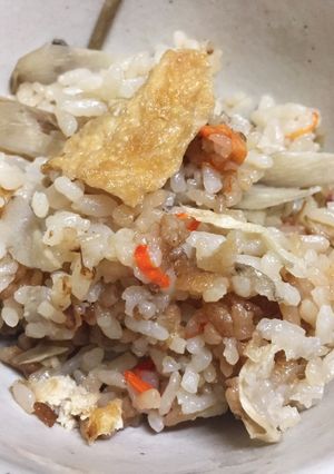 ごぼうと油揚げの炊き込みご飯-レシピのメイン写真